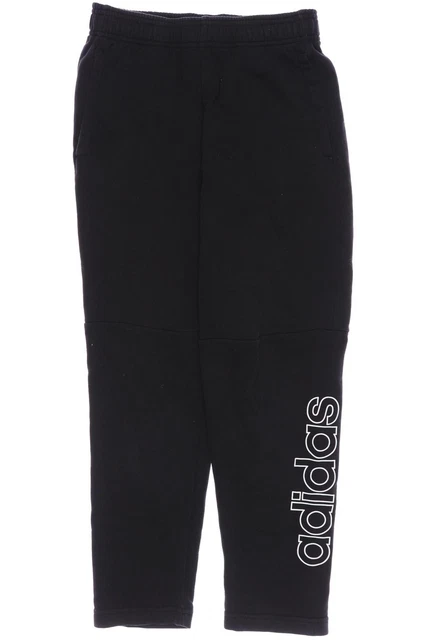 Pantaloni in tessuto Adidas ragazzi pantaloni pantaloni taglia EU 152 cotone nero #aom6kw9