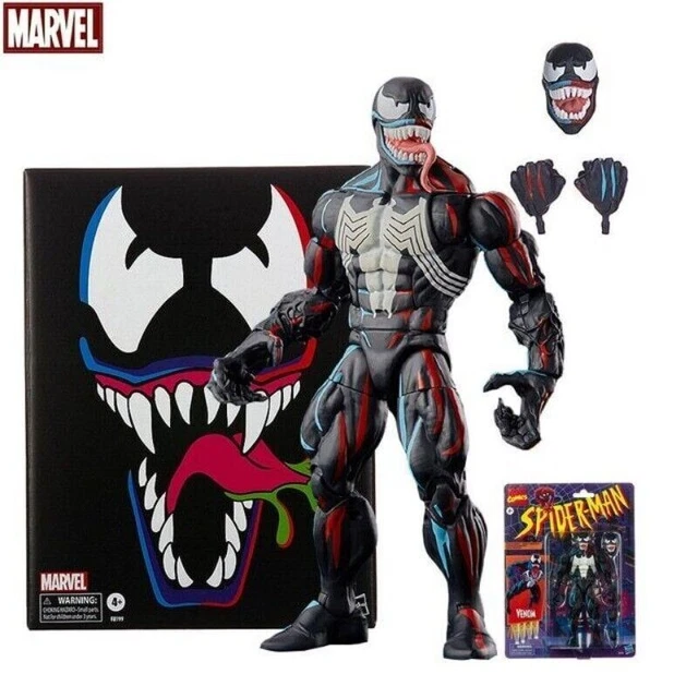 Spider-Man Marvel Legends Retro Venom Pulsecon HASCON Action Figure (HASBRO)