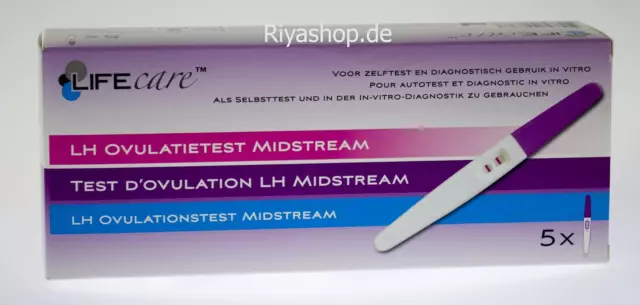 3 x Lifecare Ovulationstest 5Er SET