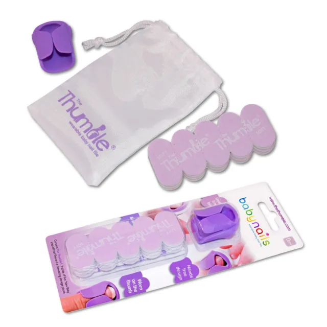 Baby Nails Wearable Baby Nail File by Thumble Baby Care (New Baby Pack)