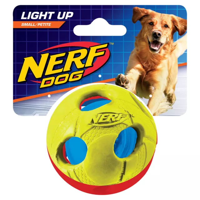Nerf Dog Jouet pour Chien LED Balle Bicolore,Différentes Tailles,Neuf