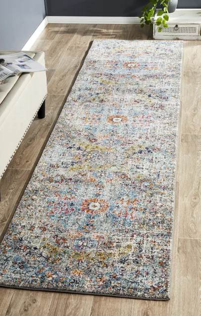 Harper 863 Traditional Multi Colour Modern Rug Runner - 3 Sizes *FREE DELIVERY*