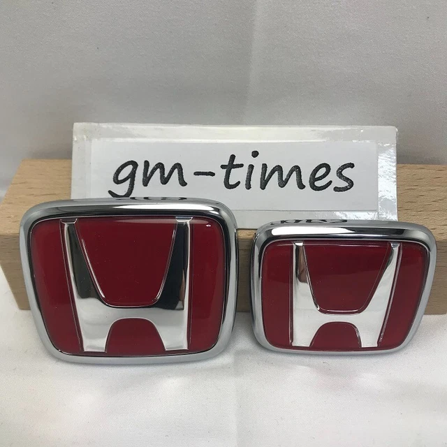 HONDA CIVIC 04-06 EP3 FRONT + REAR RED BADGE KIT - GENUINE HONDA