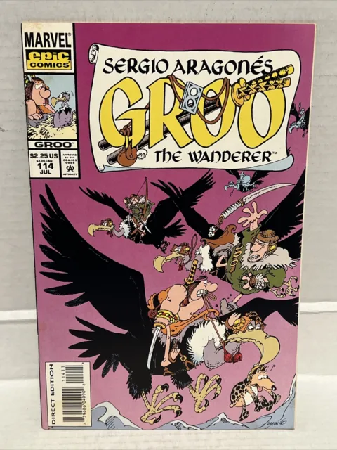GROO the WANDERER # 114 MARVEL EPIC COMICS July 1994 SERGIO ARAGONES