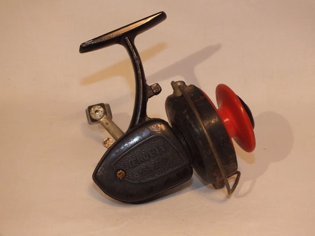 Carrete De Pesca HERCULY 3050 Vintage Gris Amarillo Negro Hecho En