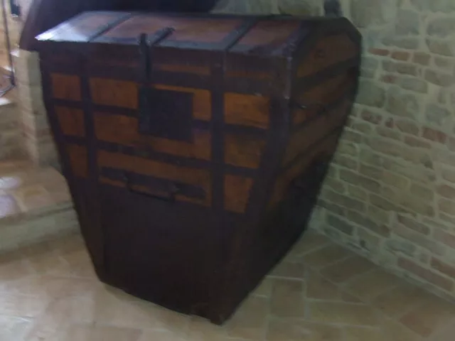 Baule cassa da viaggio epoca fine '700, primo '800