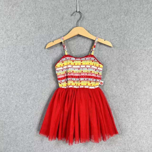 Oobi Baby Dress Size 0 6 Months Red Tutu