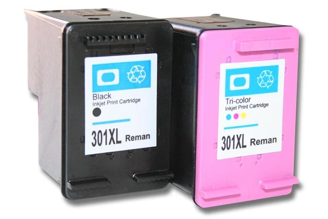 2x Cartucce d'inchiostro black / multicolore per HP 301 XL Deskjet 2050a