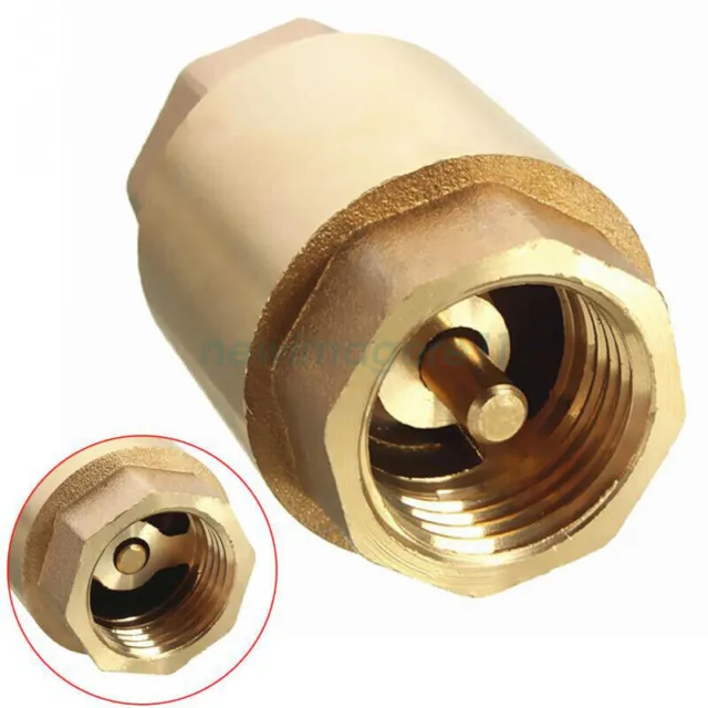 Spring Check Valve - 15/20/25/32/40mm - Brass -Non Return Valve AU