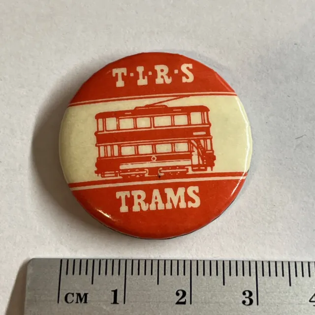 Collectible Pin Badge Bus Interest TLRS Tramway & Light Rail Society Trams