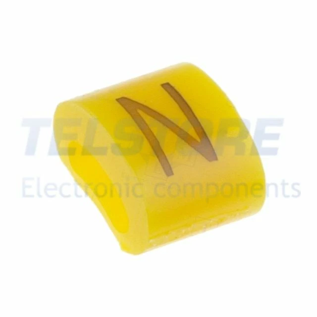 1Confezione  Segna cavi per cavi e fili 1,1÷2,5mm H 3mm A 6mm L 5mm  .