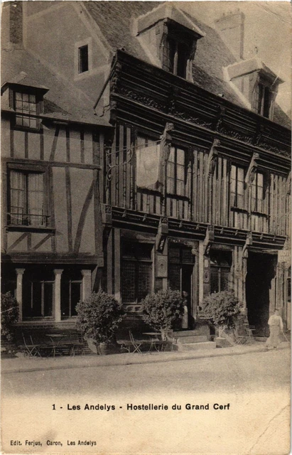 CPA LES ANDELYS - Hostellerie du Grand Cerf (296992)