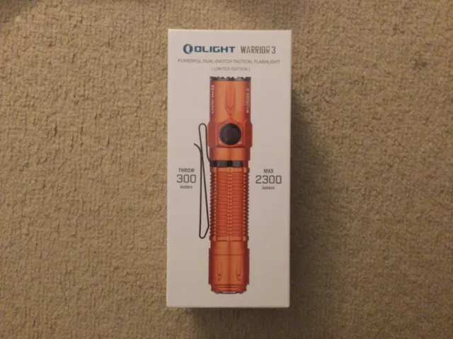 Olight Warrior 3 - Limited Edition Orange