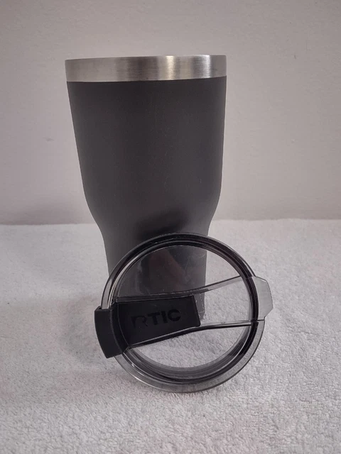 RTIC 30 Oz Gray Tumbler Cooler with Lid 30oz Stainless Steel Cup Mug