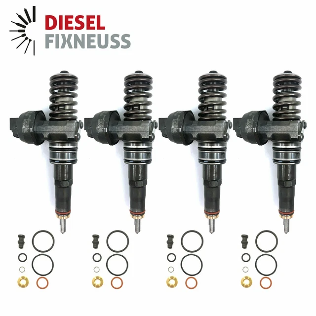 4x Bosch Injecteur Buse Pompe Unité Pde 0414720214 038130079BA 1,9TDi 1,4TDi