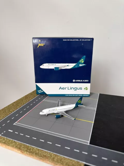 Aer Lingus Airbus A320 EI-CVA 1:400 Scale Model By Gemini Jets