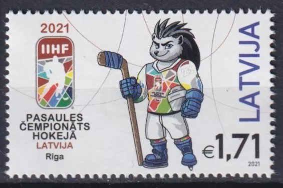 Latvia 2021 Sport, World Ice Hockey Championship MNH**