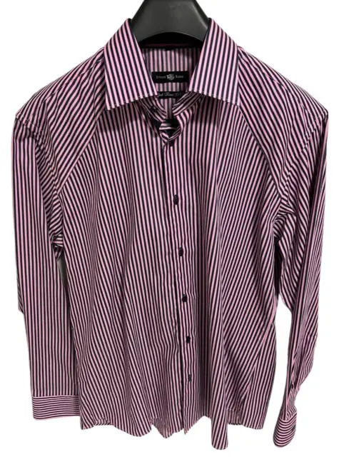 Stone Rose Live in the Now Mens Button Down LS Shirt Size 5/XL Striped