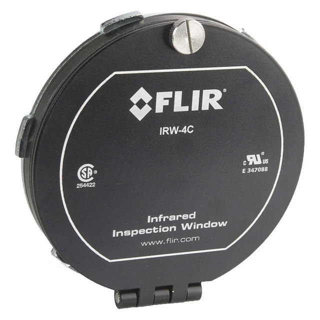 FLIR IRW-4C Round Infrared Window,95mm dia,NEMA4,12