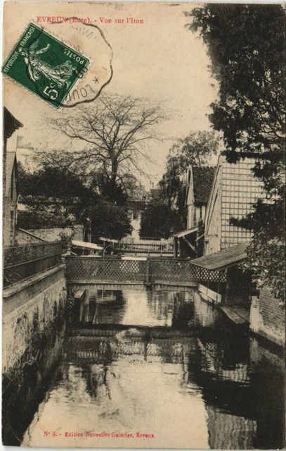 CPA ÉVREUX-Vue sur l'Iton (28952)
