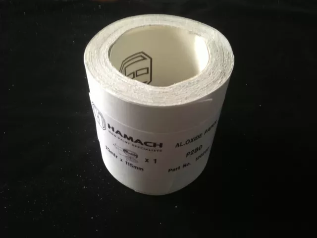 Hamach Schleifpapier Rolle 115 mm x 23m - P280