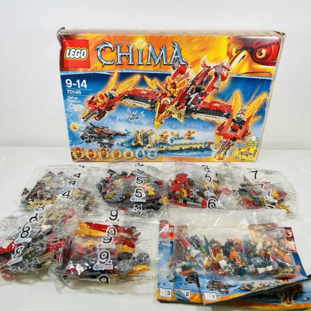 LEGO 70146 Legends of Chima Tempio del fuoco della fenice volante (incompleto)