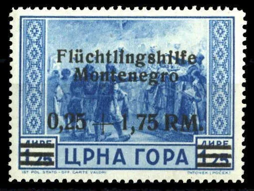 1944, Deutsche Besetzung II. WK Montenegro, 24, * - 2893763