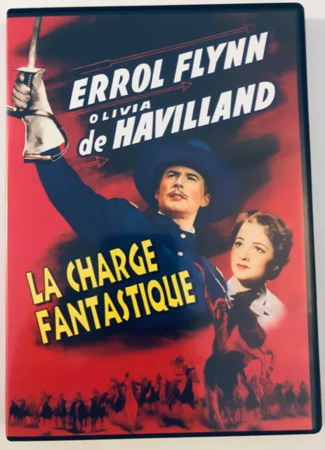 DVD " La Charge Fantastique " Errol Flynn Olivia de Havilland vostf western 1941