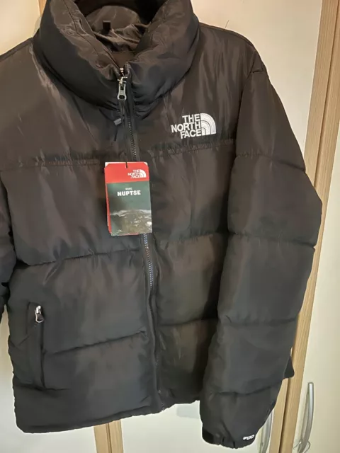 The North Face Nuptse 1996 giacca tampone 700 nera da uomo taglia LARGE