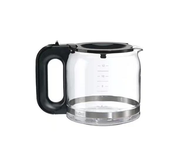 BRAUN Ersatzkanne mit Deckel BRSC005 Glaskanne für 12 Tassen