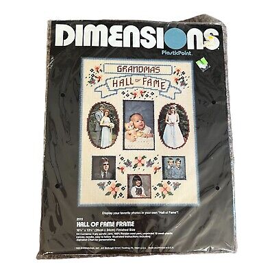 Kit de aguja marco de imagen del Salón de la Fama de la abuela Dimensions Plasticpoint