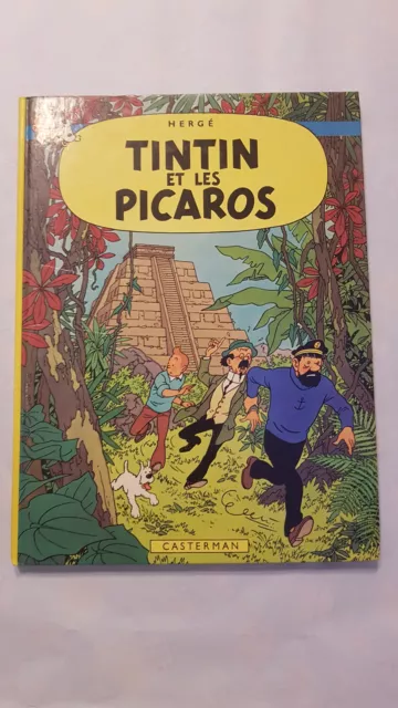 BD Tintin - Tintin et les picaros édition originale EO Belge 1976 C1