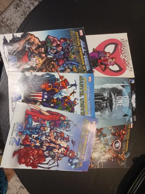 Official Handbook of the Marvel Universe A to Z LOT - Volume 1, 8, 10 And More