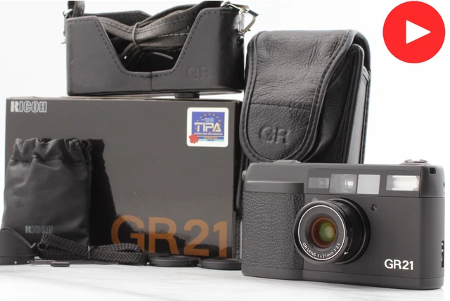LCD Works [UNUSED in Box] Ricoh GR21 Point & Shoot 35mm Film Camera from JAPAN