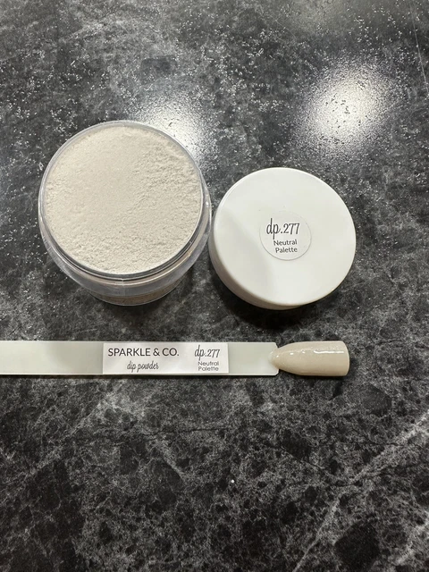 Paleta neutra Sparkle and Co Dip Power Dp.277 tamaño completo 1 oz muestra incluida