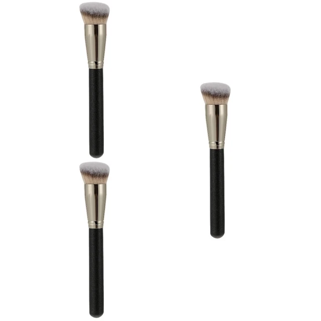 3 Pieces Piccolo Pennello Per Fondotinta Pennelli Trucco Fondazione