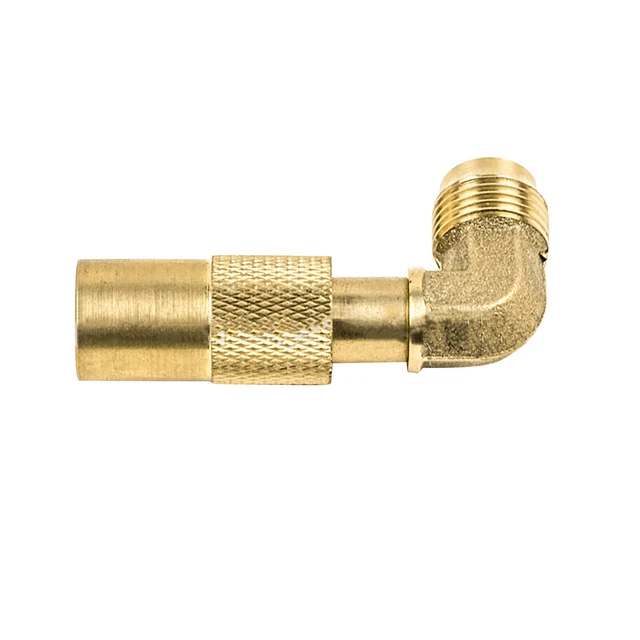 Adaptador De Codo De Propano, Conector Macho Abocinado De 3/8", Accesorio De Conversión Para