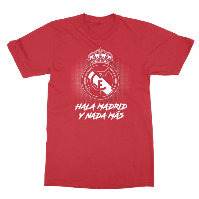 Maglietta Hala Madrid: maglietta da tifoso del Real Madrid Maglietta Hala Madrid: maglietta da tifoso del Real Madrid