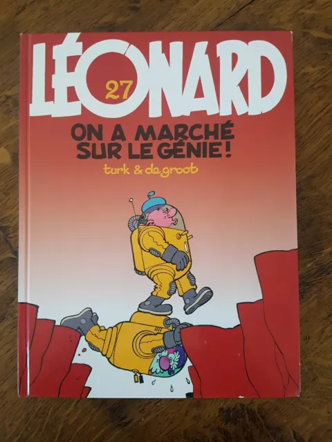 BD LEONARD On a marche sur le génie ! T27 EO 1997 de Turk/Groot TBE+++ superbe.