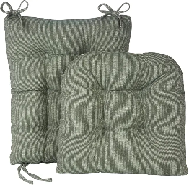 Klear Vu Gripper Jumbo Saturn Rocking Chair Cushion Set, Celadon