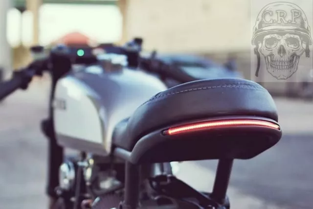  🇮🇹 Faro Stop Frecce Led Sequenziali Moto Custom Cafe Racer Scrambler