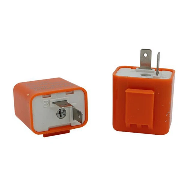 2-PIN FLASHER RELAY Fix Hyper Flashing Turn Signal Blinker LED Light ...
