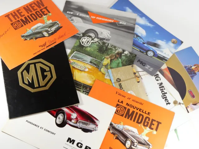 MG DÉPLIANTS / BROCHURES Midget - MGB - MARK II & III - MK - GT