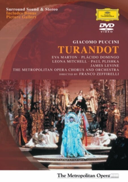 Turandot  Metropolitan Opera Levine - New DVD - P99A