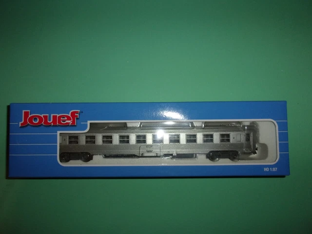 Voiture Voyageurs Jouef 2e Classe DEV INOX HJ4003 - Échelle HO, Neuve