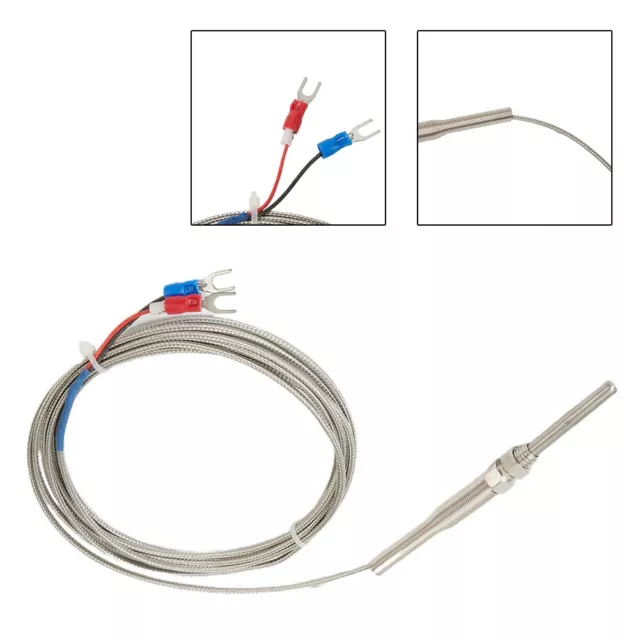 100~1250��C Thermocouple Type K 50mm Sonde Capteurs 3 M��tre High-Temperature