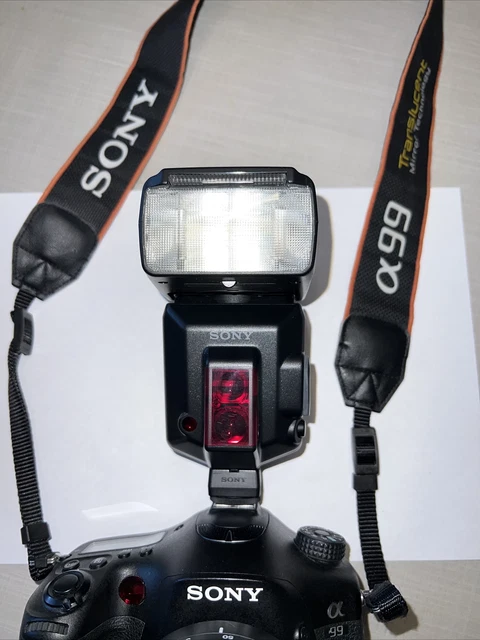 Sony HVL-F56AM Programm-Blitz für Alpha-Spiegelreflex mit Leitzahl 56