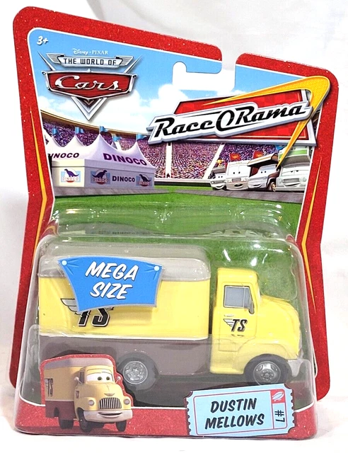 Mattel Disney Pixar The World of Cars Race O Rama Mega Size Dustin Mellows #7
