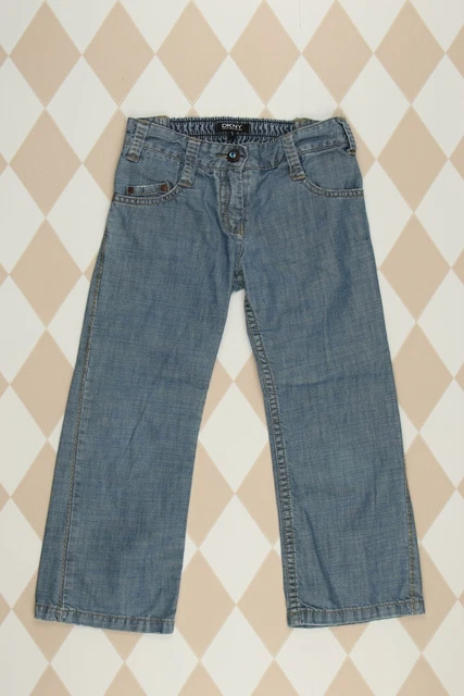 Jeans DKNY by Donna Karan New York D 110 blu denim bambini denim bambini