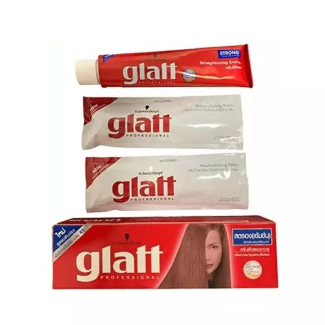 Schwarzkopf Glatt Hair Straightening Cream STRONG For Curly or Frizzy Hair